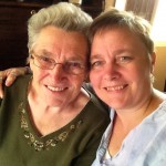 Mom & I, in the summer when she thought she'd beaten cancer