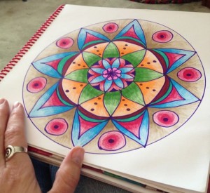 mandala making 2