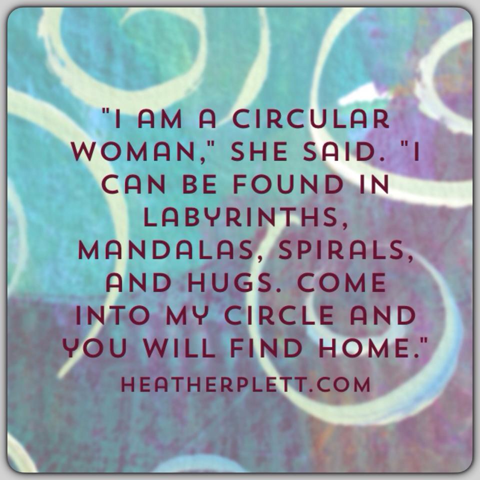 circular woman