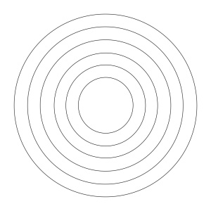 concentric circles for labyrinth