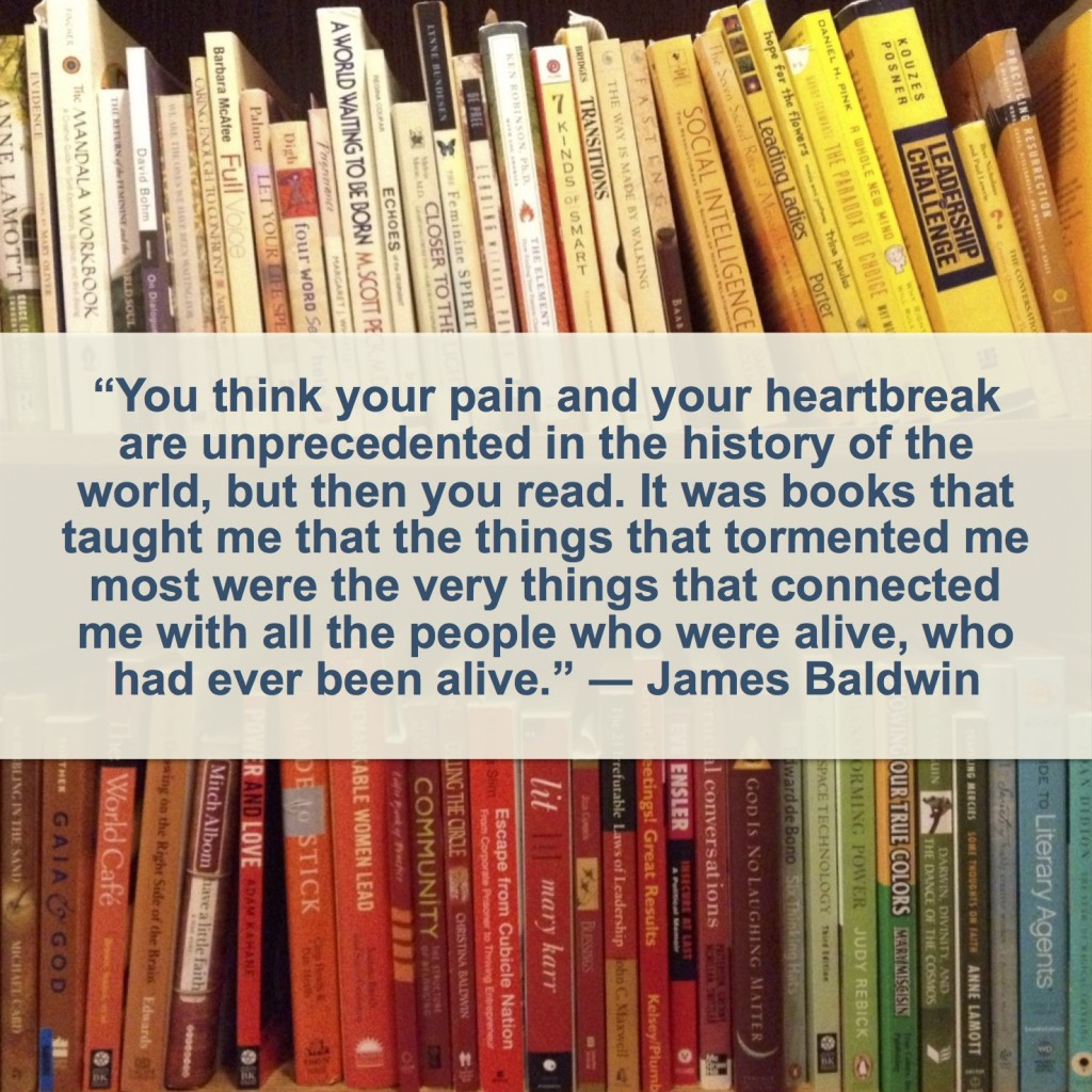 books - James Baldwin quote